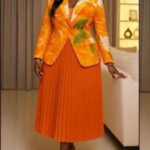 Orange Elegant Wear